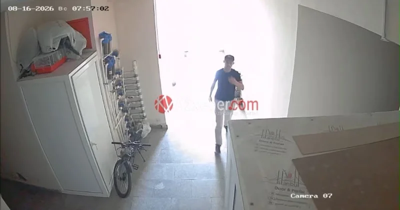 Bakıda velosipedi oğurlandı ANBAAN VİDEO