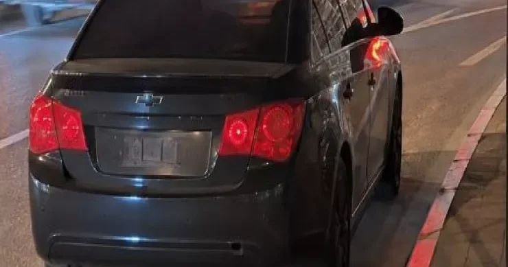 Bakıda nömrəsiz Cruze un sürücüsü həbs olundu