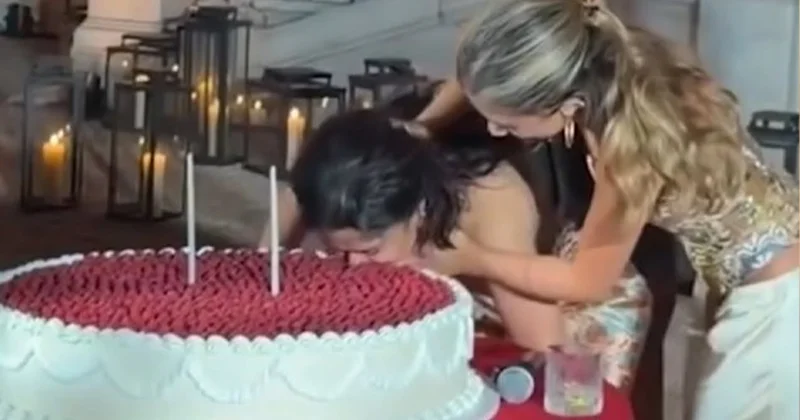 60 yaşlı Salmanın gizli saxladığı ad günü məclisindən Video