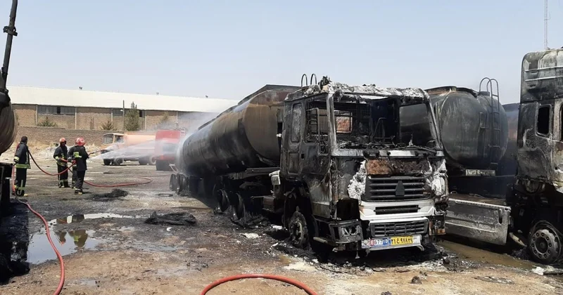 İranda yanacaq daşıyan sisternin partlaması nəticəsində 10 nəfər ölüb