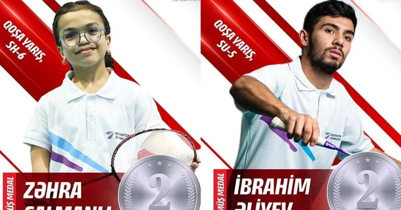 Parabadmintonçularımızdan Avropa çempionatında 2 medal