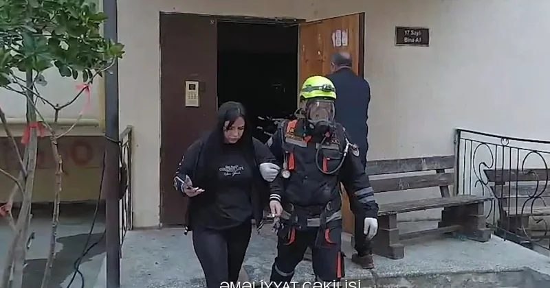 Сотрудники МЧС эвакуировали при пожаре в Хырдалане 15 жильцов Minval Politika