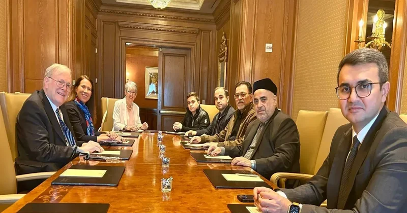 Şeyxülislam ABŞ da G20 Dinlərarası Forumun prezidenti ilə görüşüb