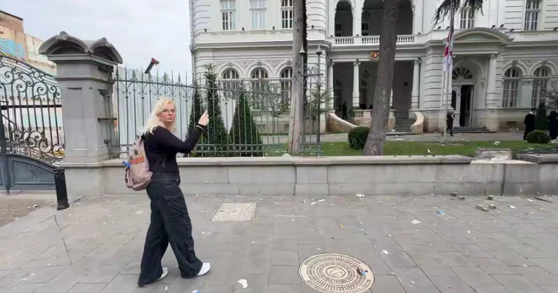 Резиденция президента Грузии сейчас ВИДЕО