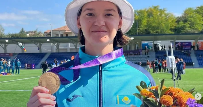 Xankəndidə qızıl medal qazanan qazaxıstanlı idmançı: “Şəhər xoşuma gəldi”
