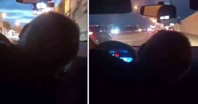 Bakıda taksi sürücüsünün təhlükəli hərəkətləri sərnişini qorxuya saldı VİDEO