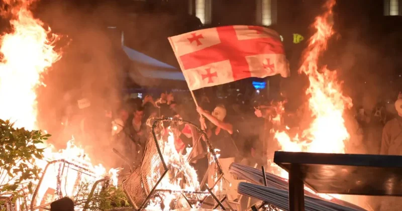 Протесты в Грузии: задержано пять организаторов акции