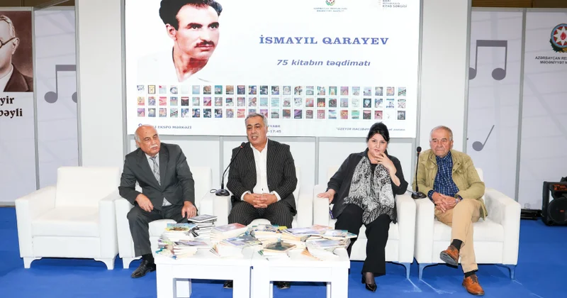 Yazıçı İsmayıl Qarayevin 75 kitabının təqdimatı olub