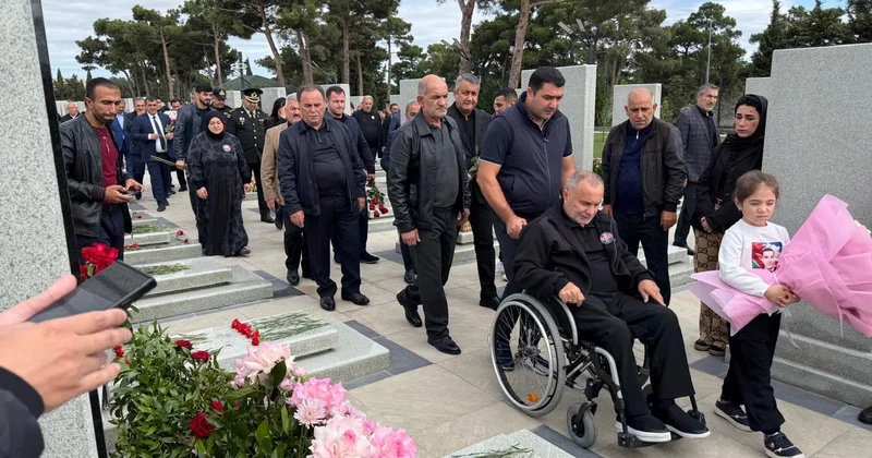 Vətən Müharibəsi Şəhidi Məmmədov Vüqar Elxan oğlunun şəhadət günündə əziz xatirəsi yad edildi FOTOLAR