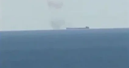 Турецкое судно атаковали у берегов Румынии ВИДЕО