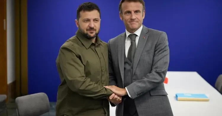 Makron Zelenski ilə DANIŞDI