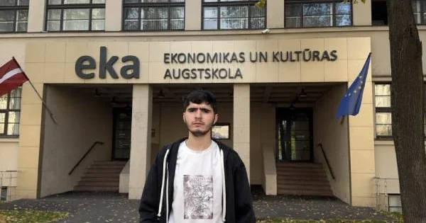 Qaraçöplü soydaşımız Riqa EKA Universitetinə daxil olub