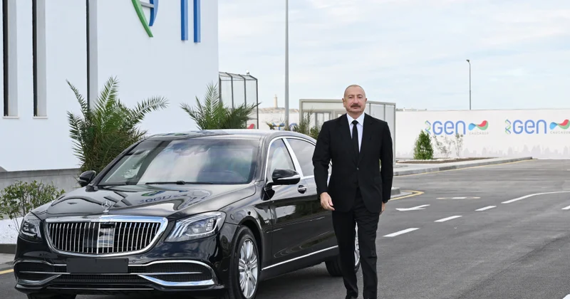 İlham Əliyevin Pirallahı Sənaye Parkındakı səfərindən VİDEOÇARX