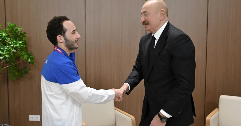 Prezident Əhmədə nə dedi? Fotolar