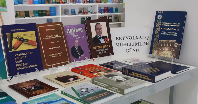 MEK də “Beynəlxalq Müəllimlər Günü” sərgisi keçirilir