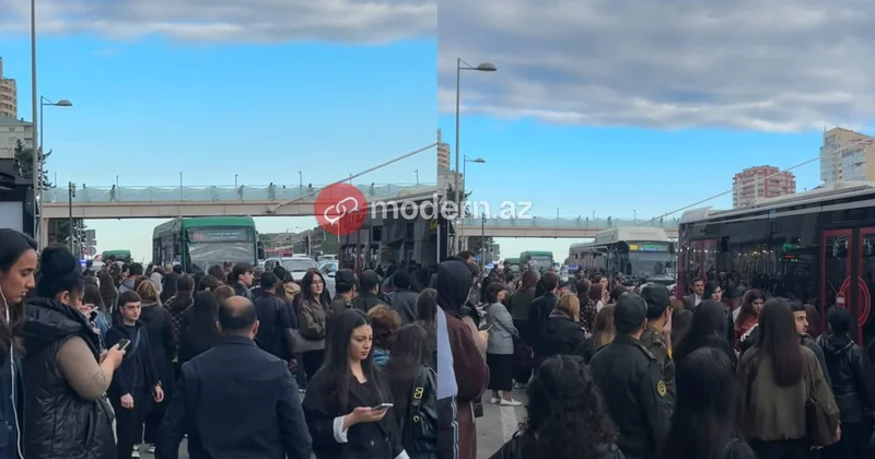 Pulsuz metro da Şamaxinka dakı sıxlığın qarşısını ala bilmədi