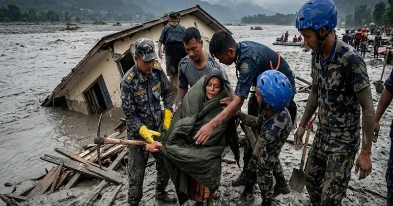 Nepal daşqın qurbanlarının və itkin düşənlərin axtarışını dayandırır