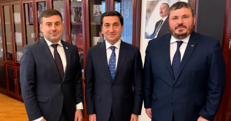 Hikmət Hacıyev Ukrayna Ombudsmanı ilə müzakirə apardı