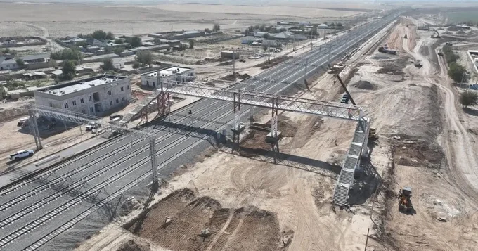 Qazaxıstan ilin sonuna qədər Özbəkistana yeni dəmir yolunun çəkilməsini başa çatdırmağı planlaşdırır