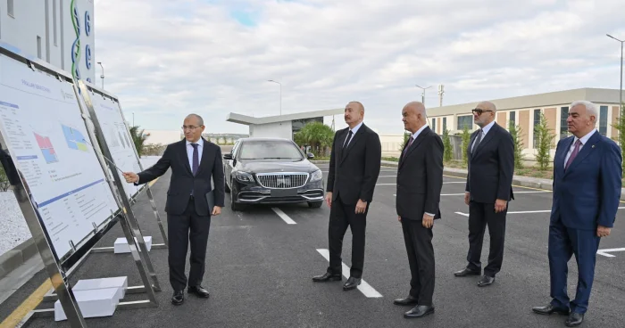 Prezident dərman müəssisəsinin açılışında │FOTOLAR