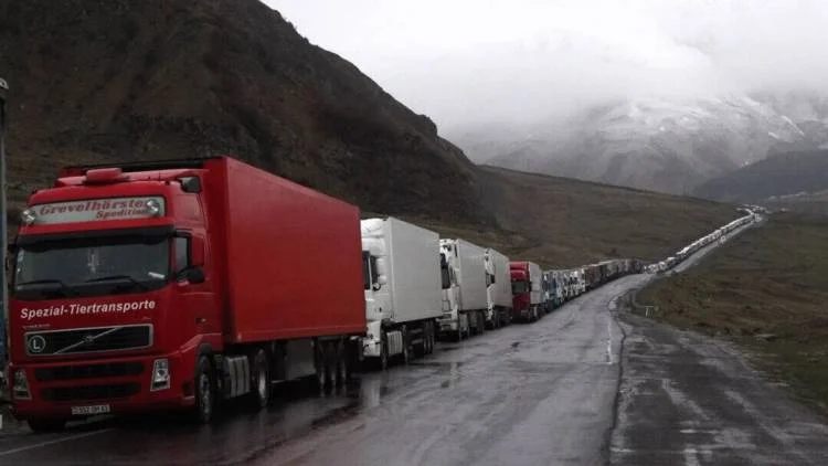 Ermənistanın Rusiyaya yeganə yolu bağlandı KONKRET