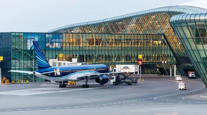 Beynəlxalq Aeroportda tranzit daşımaları 2 dəfədən çox artıb FOTO