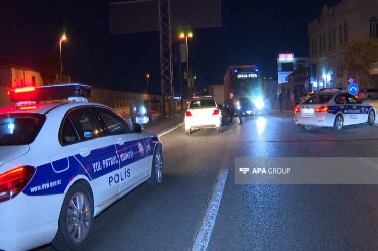 Ziya Bünyadovda yük avtomobili aşdı FOTO