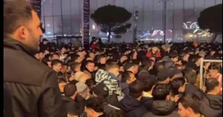 Hazırda Tofiq Bəhramov adına stadionun qarşısı VİDEO