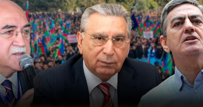 Ramiz Mehdiyevlə birgə susqunluğa qərq olan AXCP Müsavat cütlüyü VİDEO