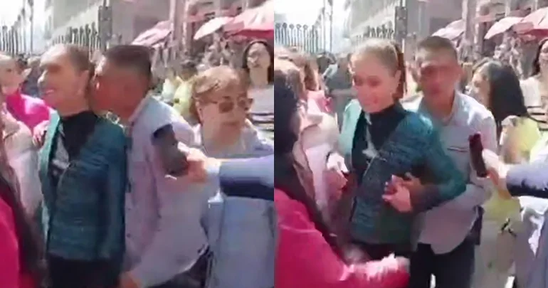 Prezident küçədə təcavüz cəhdi ilə üzləşib Meksikada Video