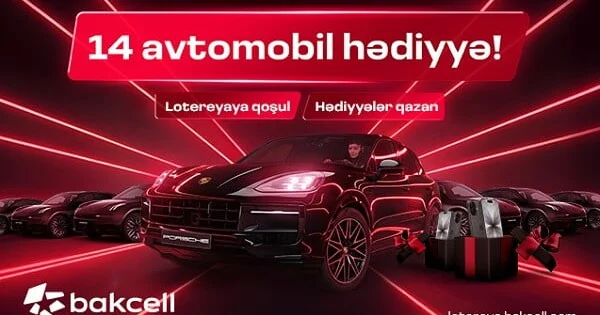 Bu gün 14 avtomobildən biri sənin ola bilər!