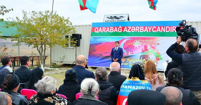 Ağstafada Zəfər yürüşü keçirildi Fotolar