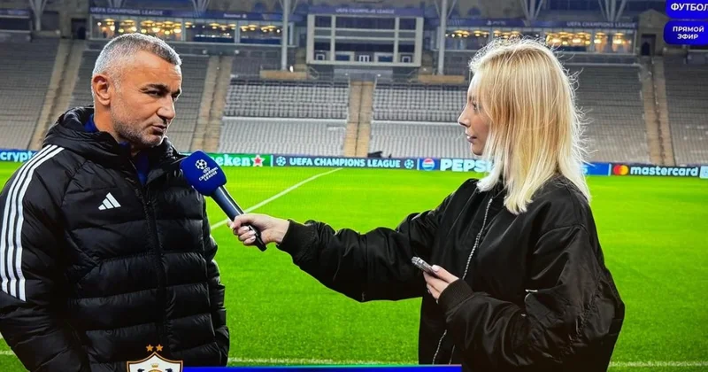 Qurban Qurbanov Rusiyanın Okko kanalına müsahibə verib VİDEO