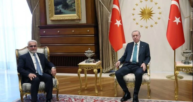 Ərdoğan HUDA PAR lideri ilə görüşüb Mətbuata qapalı