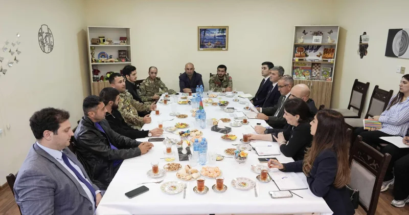 Müharibə ilə əlaqədar əlilliyi olan daha bir qrup şəxslə görüş keçirilib