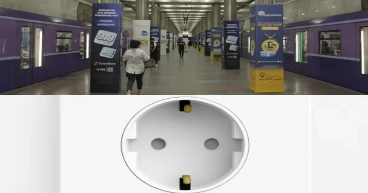Metrodakı elektrik yuvasına adapter taxmağın cəriməsi var? CAVAB
