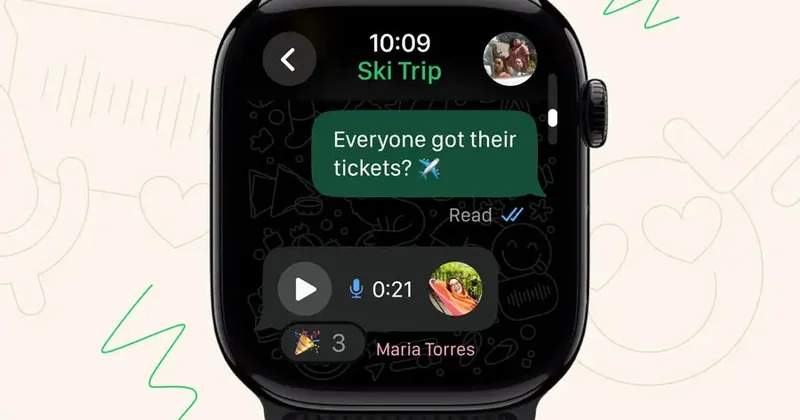 WhatsApp Apple Watch a gəldi