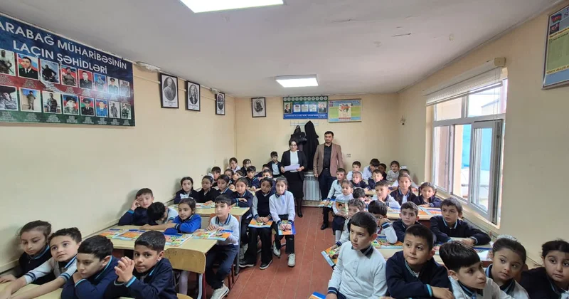 Orta məktəbdə maarifləndirici təlim keçirilib FOTOLAR