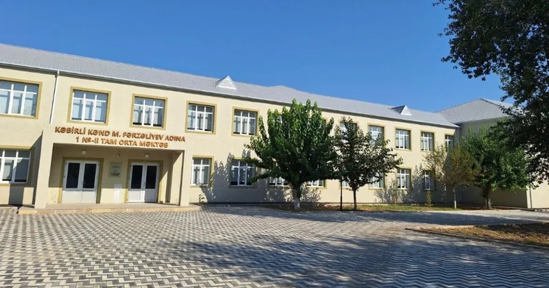 Обновленная школа №1 села Кебирли Бейлаганского района ФОТО