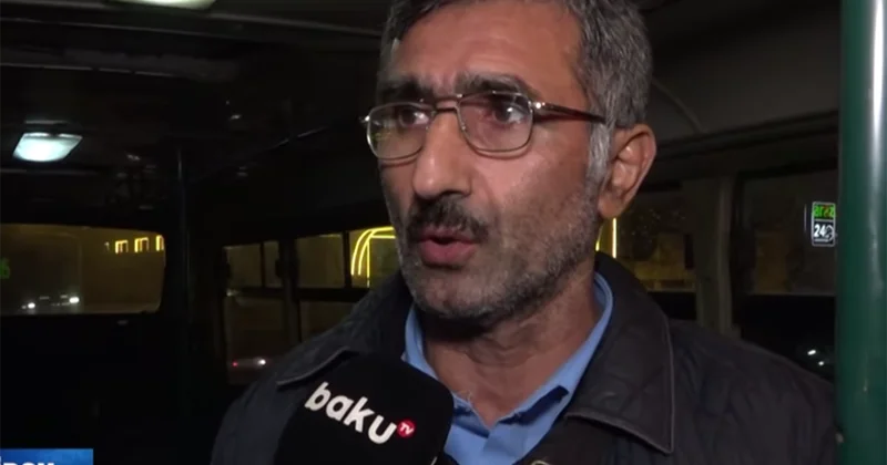 Bakıda gül mağazasına çırpılan avtobusun sürücüsü danışdı “Maşının beyni qarışıb” Video
