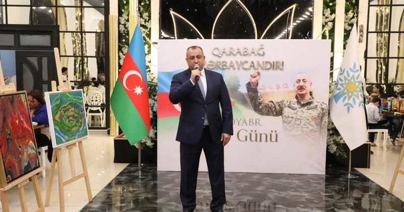 Adil Əliyev Zəfər Bayramını şəhid ailələri və qazilərlə qeyd etdi FOTOLAR