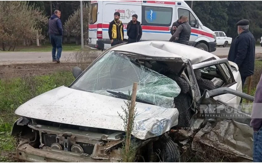 Cəlilabadda yol qəzası olub: Ölən və xəsarət alan var FOTOLAR