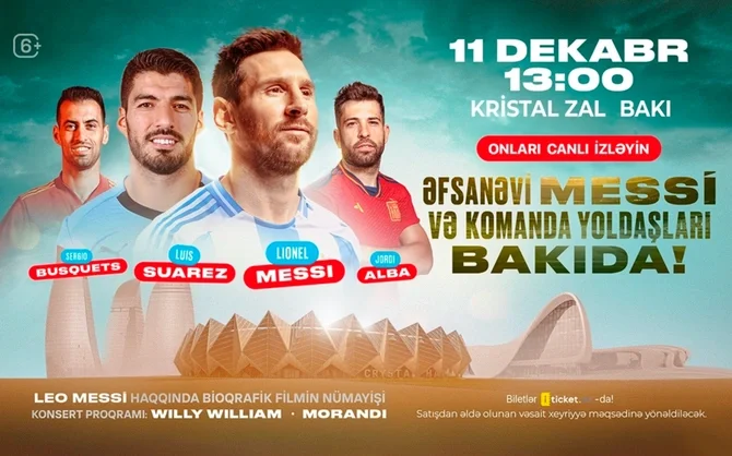 Messi və komanda yoldaşlarının Bakı tədbirinə bir gündə 10 mindən çox bilet satılıb Xəbər saytı Son xəbərlər və Hadisələr