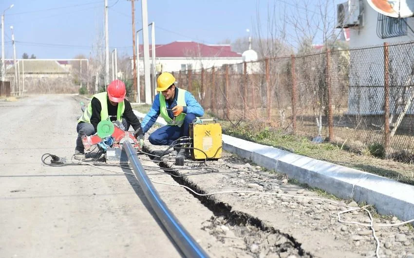 525ci qəzet Babək rayonunda 10 kənddə su təchizatı və kanalizasiya sistemləri yaradılır