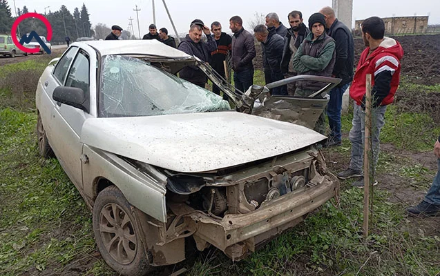 Cəlilabadda ağır qəza, ölən var Yenilənib Foto