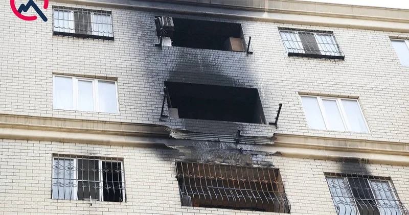 Мужчина задохнулся, спасая соседей от пожара в Баку