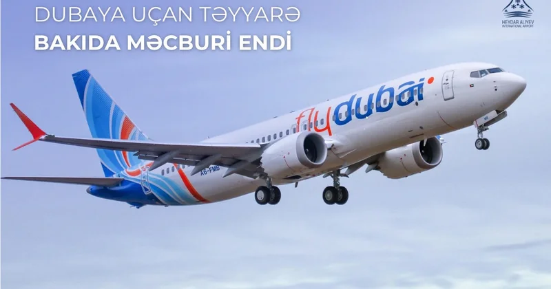 FlyDubai сделала вынужденную посадку в Баку