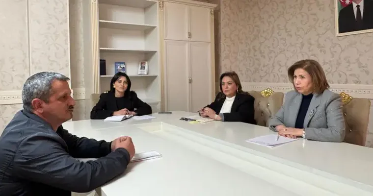 Bahar Muradova Cəlilabadda vətəndaşlarla görüşüb FOTO