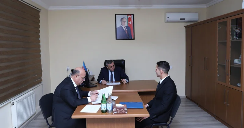 Начальник госслужбы принял граждан в Хачмазе ФОТО