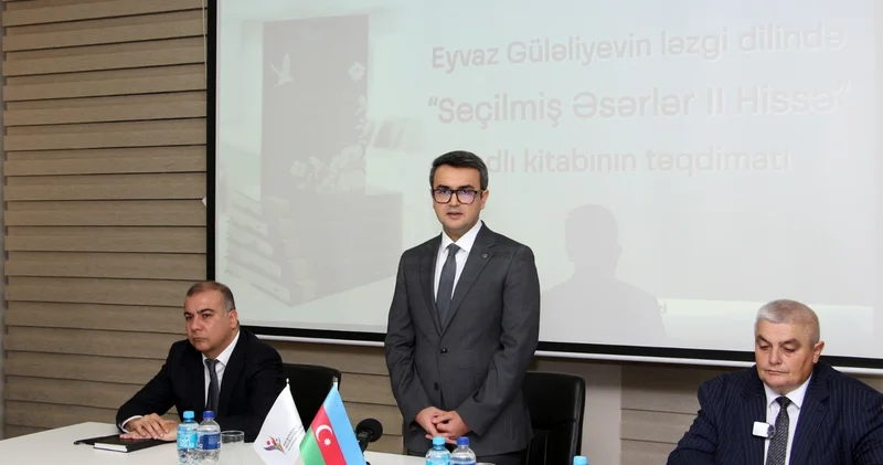 Bakıda ləzgi dilində kitabın təqdimatı olub